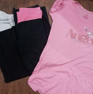 Pink vs yoga & sleep dress